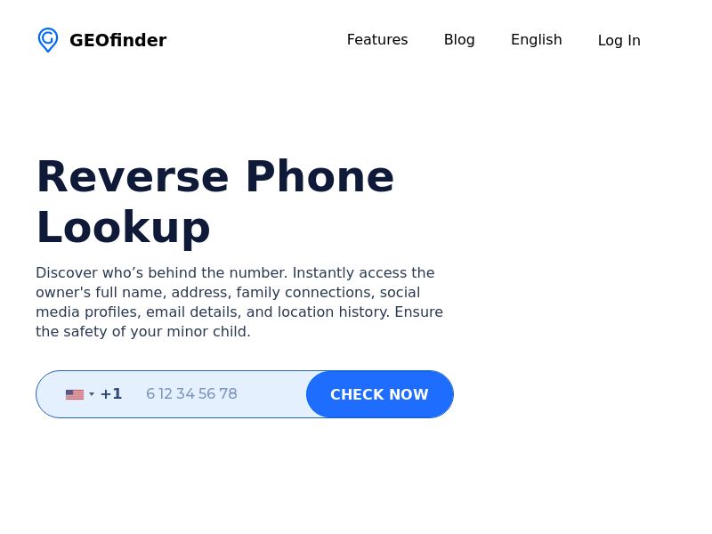 [CPA] Geofinder 1 day Trial: Reverse Phone Lookup