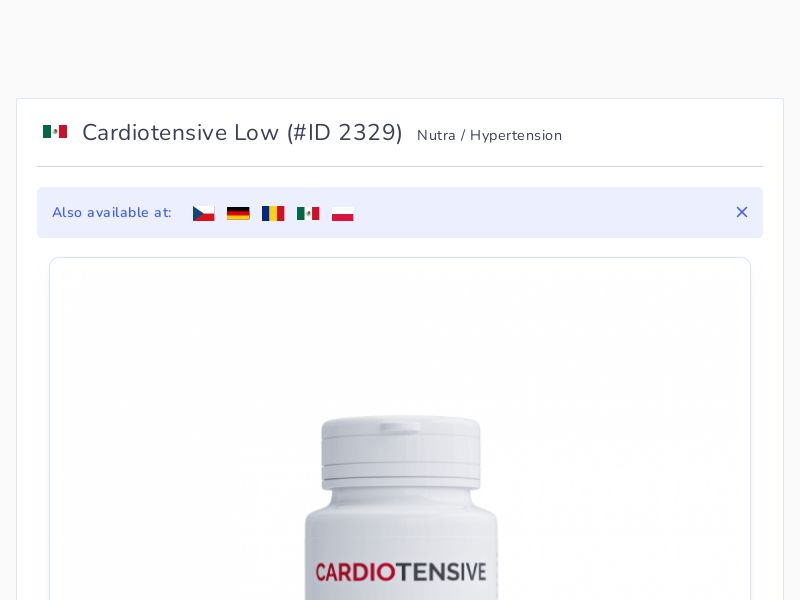 Cardiotensive Low