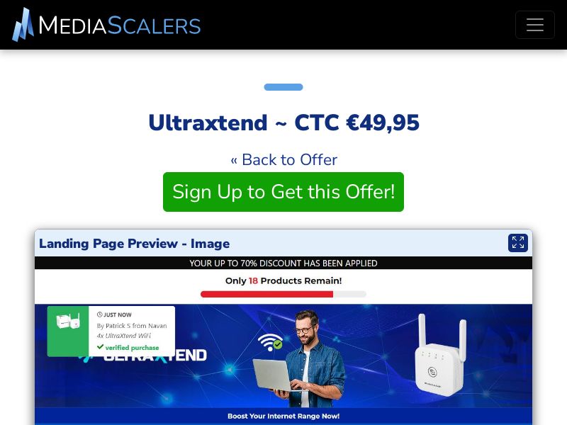 Ultraxtend ~ CTC €49,95 {+Alt-Landers} (Event Tracking) [IE]