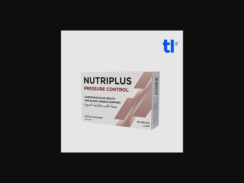 NUTRIPLUS Pressure - health - CPA - COD - Nutra