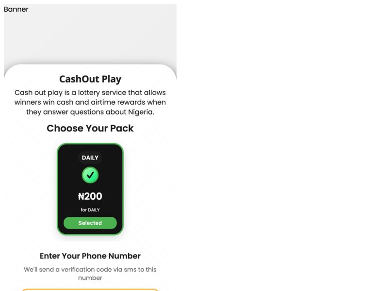 Cash Out Play - mFilter MTN