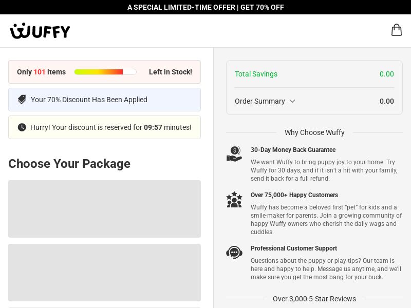 Wuffy Robot Puppy SS - US/INTL