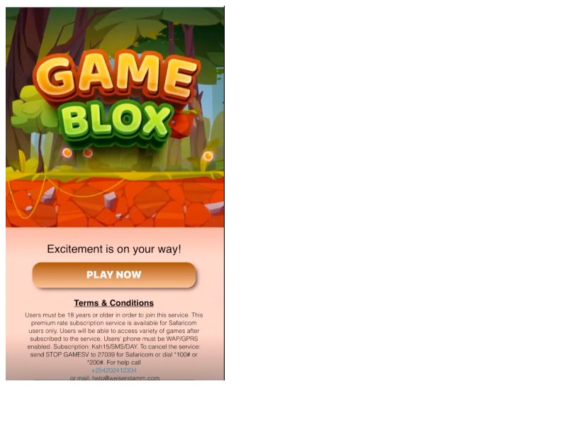 Game blox Safaricom