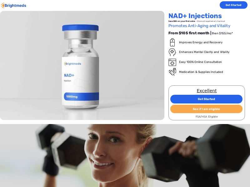 [WEB+WAP] - Brightmeds - NAD+ Injections |DIRECT|
