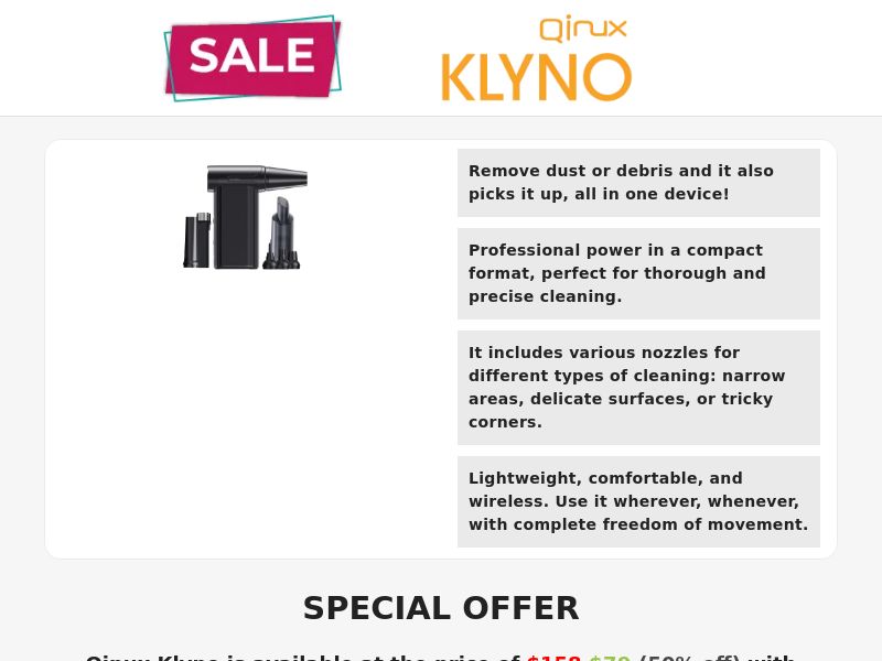 Qinux Klyno SS - US/INTL