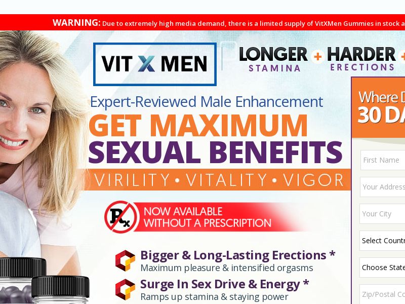 VitXMen - Nutra - CPA | US, CA