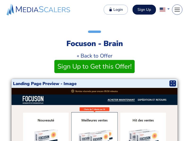 Focuson - Brain {+DTC} (Event Tracking) [FR, BE]