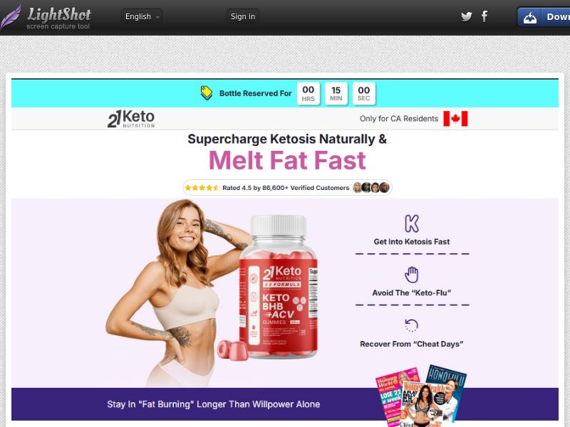 21KETO Gummies H - LowSS | PR