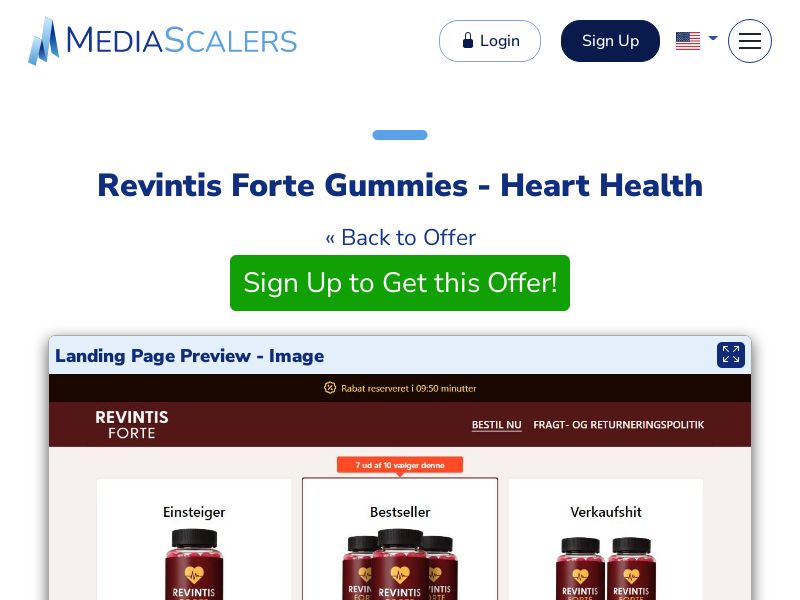 Revintis Forte Gummies - Heart Health {+DTC} (Event Tracking) [DK]