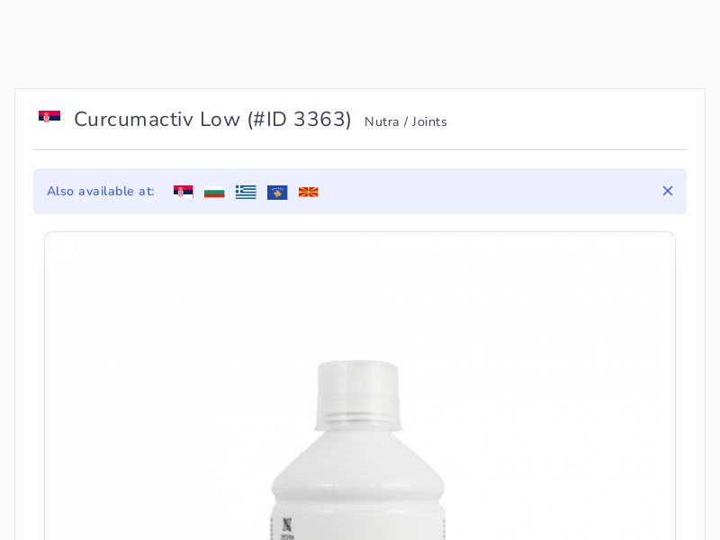 Curcumactiv Low
