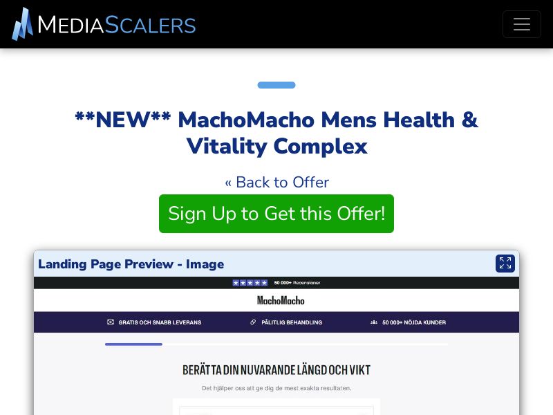 MachoMacho Mens Health & Vitality Complex {+Quiz} [SE]