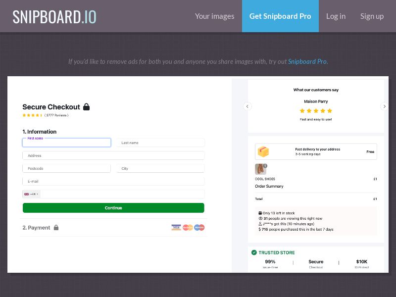 TrustLet - Signup (ECOM) delivery free 1 CTC FI - CC Submit *ONLY SOCIAL*
