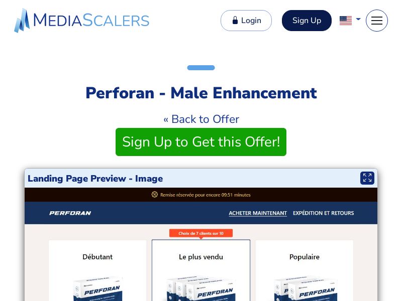 Perforan - Male Enhancement {+Quiz, DTC, Alt-Landers} (Event Tracking) [FR]