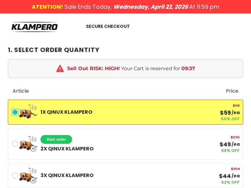 Qinux Klampero SS - US/INTL