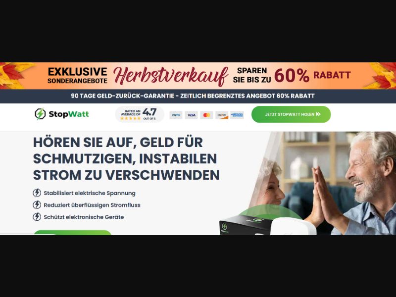 [WEB+MOB] StopWatt - CTC €45.64 /DE CPS