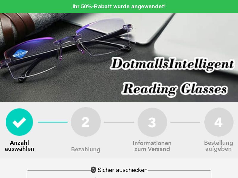 Hilipert Intelligent Reading Glasses SS - DE
