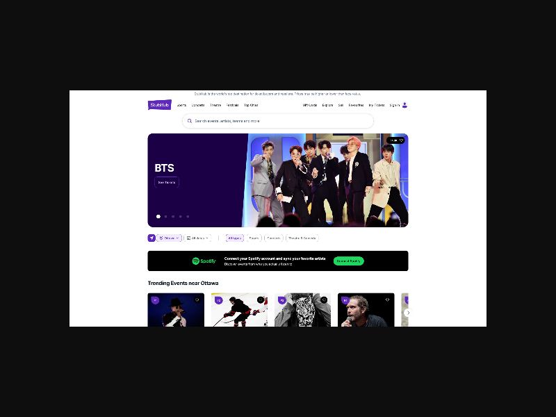 Stubhub - Live Event Ticket Marketplace - RevShare (US)