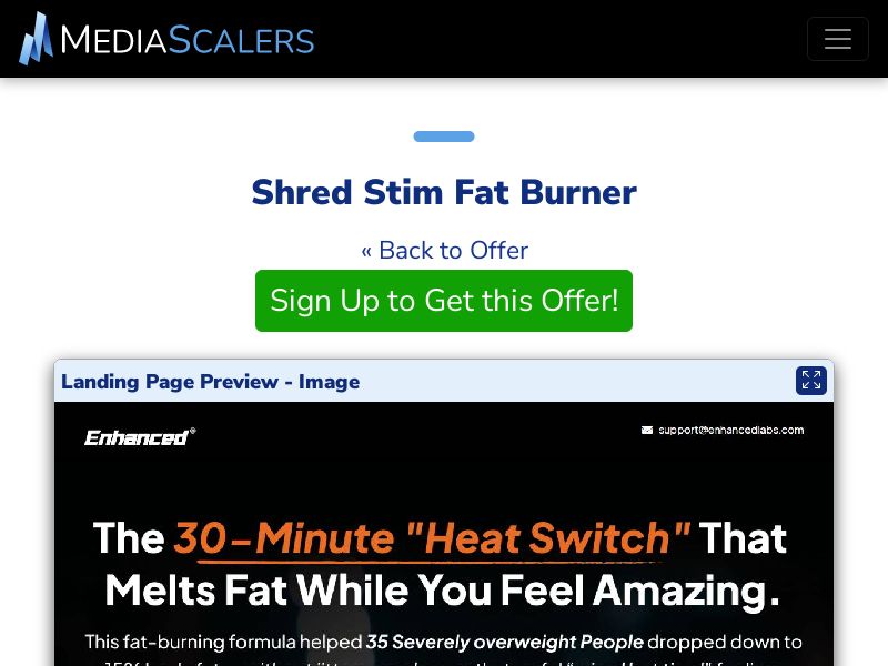 Shred Stim Fat Burner [US]
