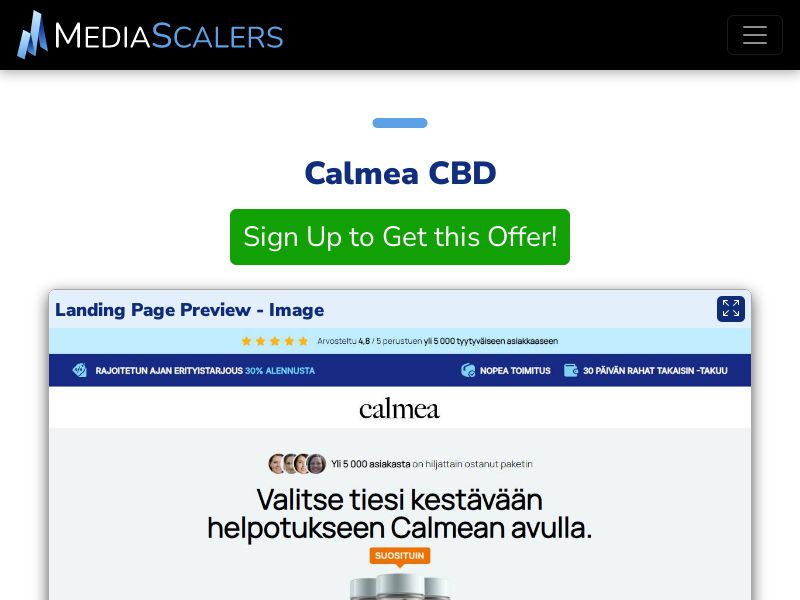 Calmea CBD {+DTC, Quiz} [FI]