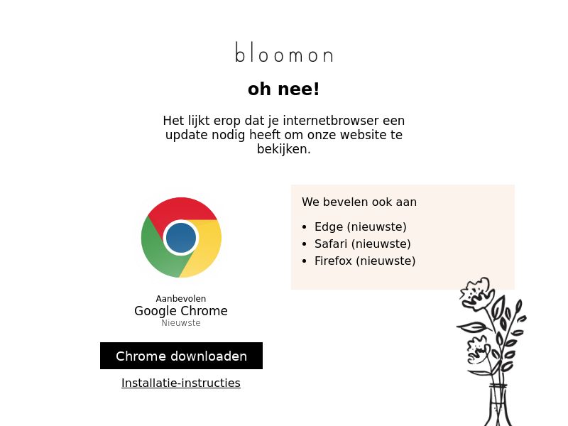 Bloomon BE NL [DUPLICATED]