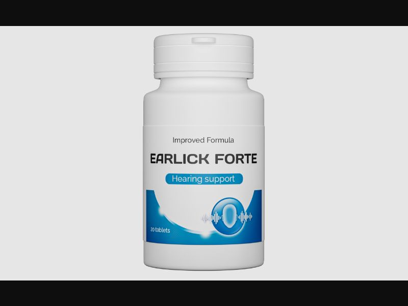 Earlick Forte - tablets for hearing