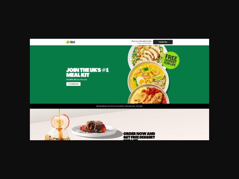 Hello Fresh - Meal Kits - Web CPS (UK)
