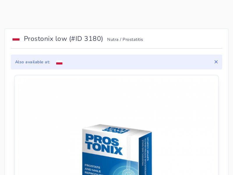 Prostonix low