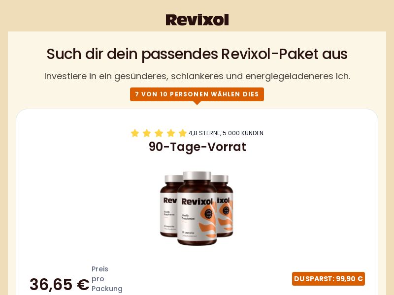 universal brand- Revixol - DE/AT/CH/FR/BE/CH/FI/DK/SE/UK