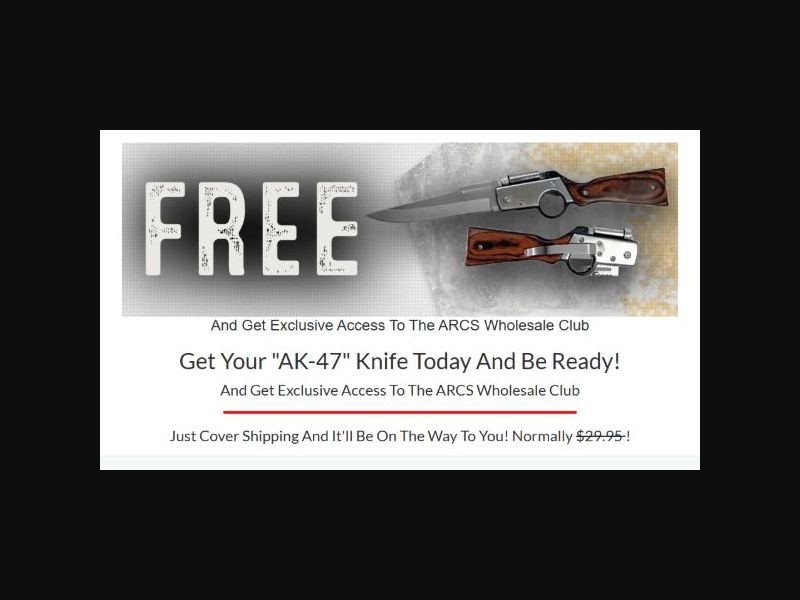 Tactical Brotherhood - AK-47 Knife - CPS (US)