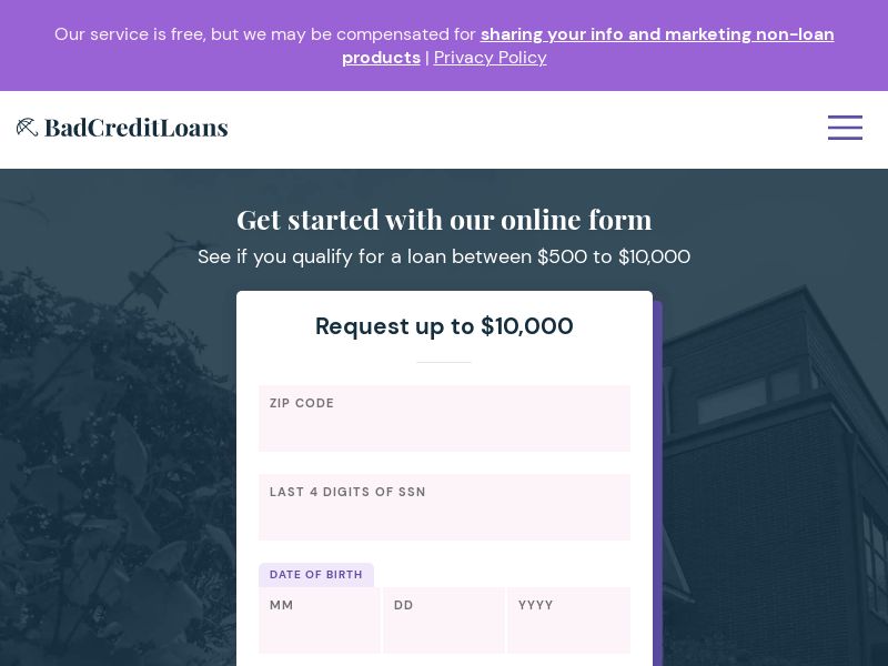 Badcreditloans.com - US