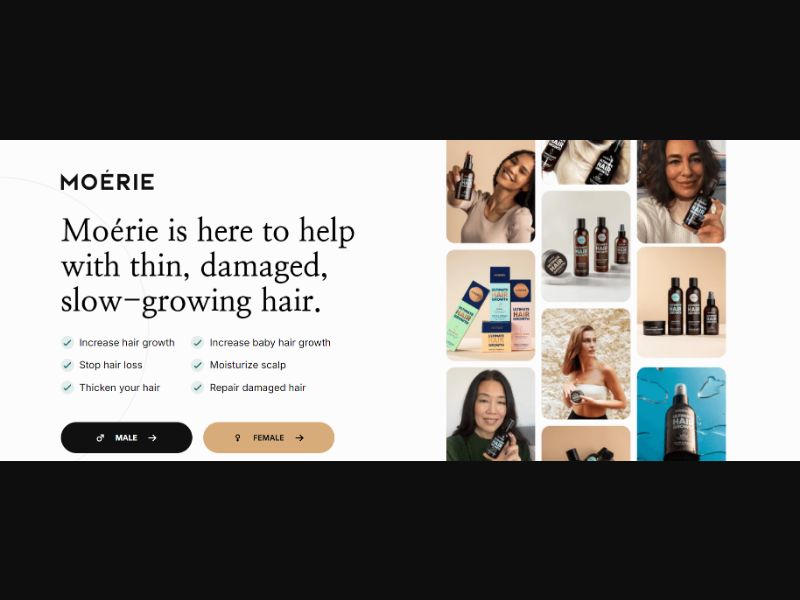 [WEB+MOB] Moerie Haircare Set - CTC $56.99 /US/CA/DE/AT/CH [CPS]