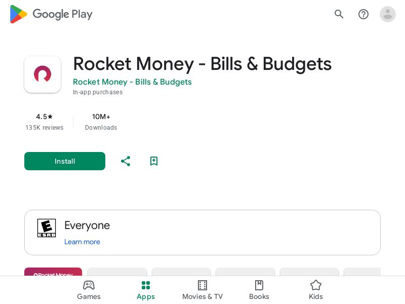 Rocket Money - US - CPA - Android - Content, Rewarded App, Social (Pre-approval Required)