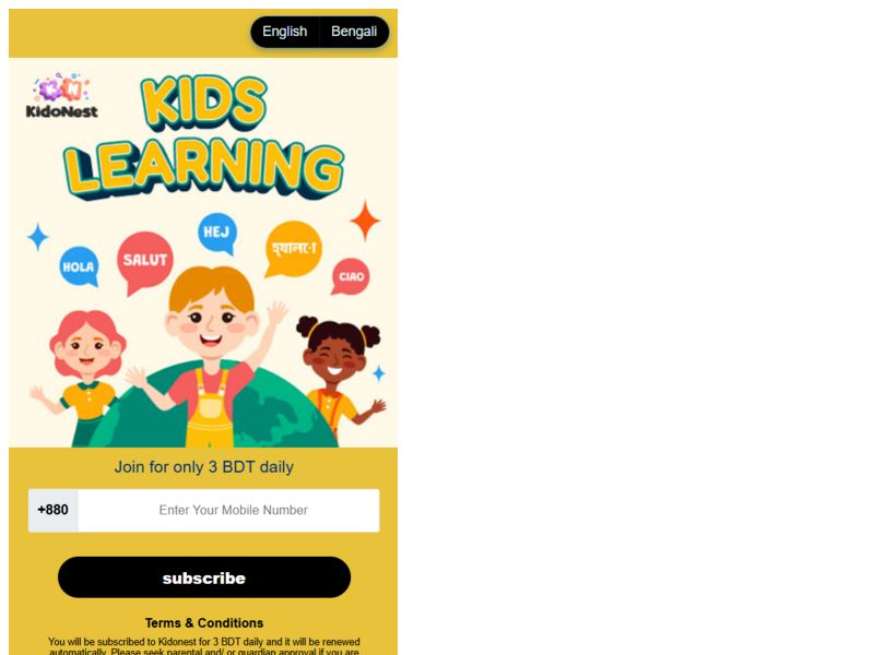KidsLearningDaily Banglalink