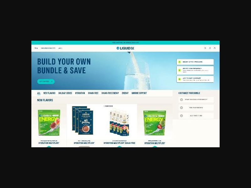 Liquid IV - Electrolyte Drink Mix - RevShare (US)