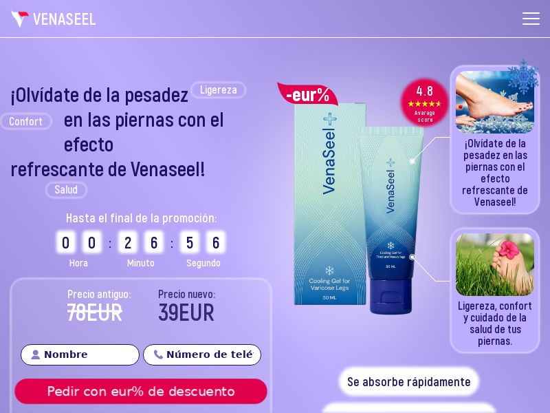 VenaSeel EU - VARICOSIS REMEDY CREAM