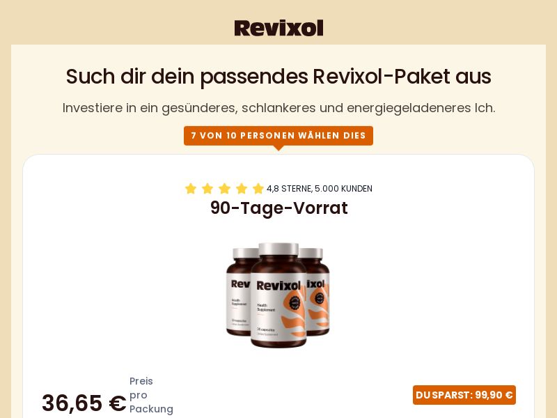 universal brand- Revixol - DE/AT/CH/FR/BE/CH/FI/DK/SE/UK