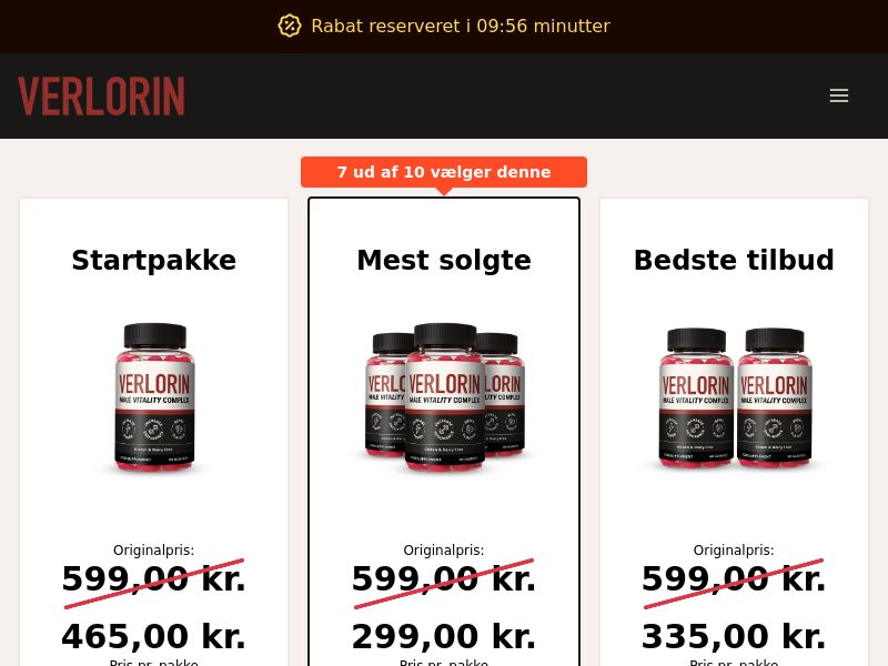 Verlorin ME Gummies SS - DK