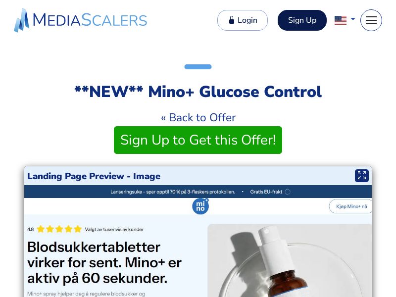 Mino+ Glucose Control {+Alt-Landers, DTC} [NO]