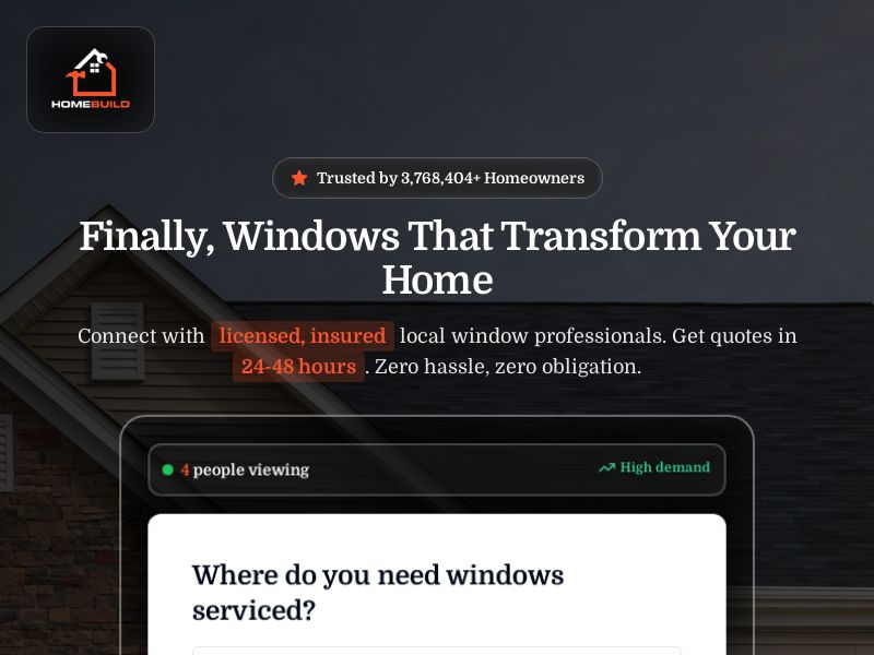 HomeBuild.com Windows - US - (Proof Needed)