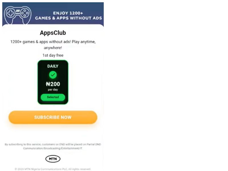 Appsclub Daily (NMM) - Evina MTN