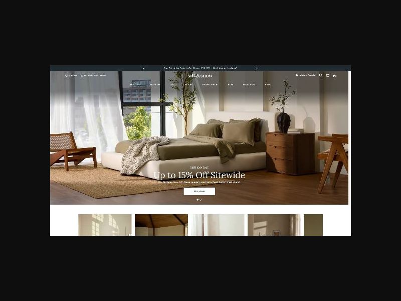 Silk and Snow - Bedding, Frames, and Mattresses - RevShare (US,CA)