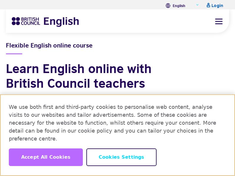 BritishCouncil.org Ecommerce CPS - Worldwide