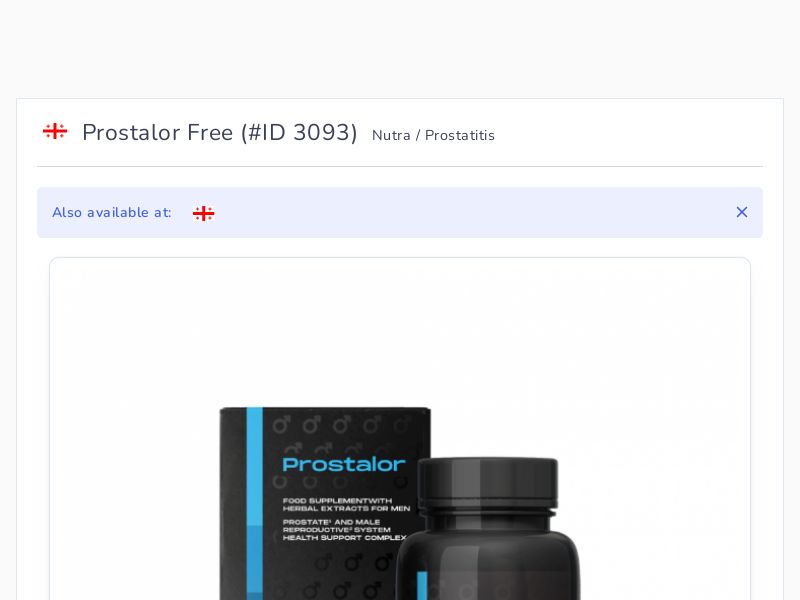 Prostalor Free