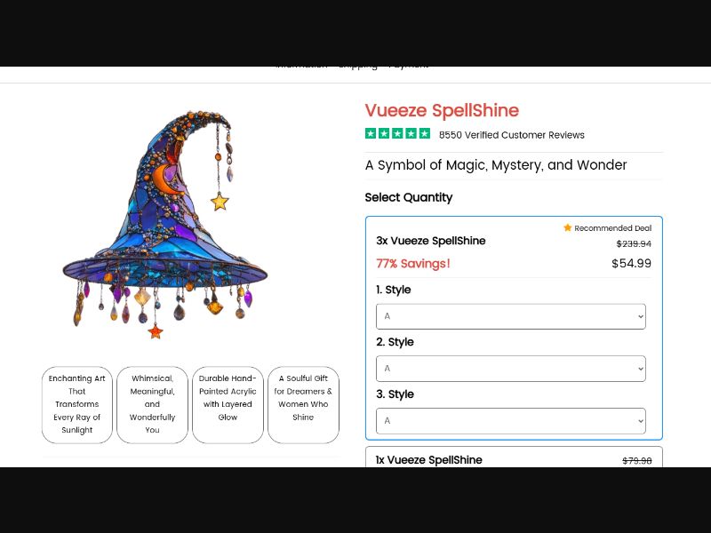 [WEB+MOB] Vueeze SpellShine - CTC $39.99 /US/CA/AU CPS