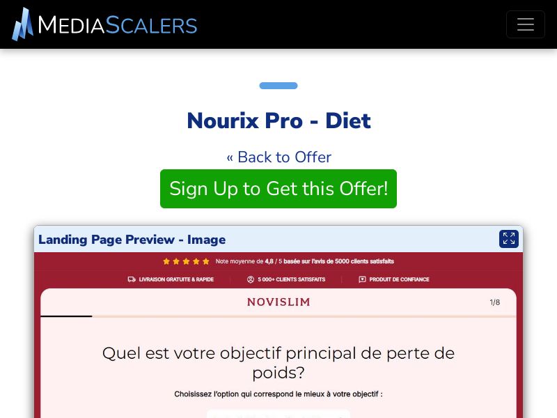 Nourix Pro - Diet {+DTC, Quiz} [FR]