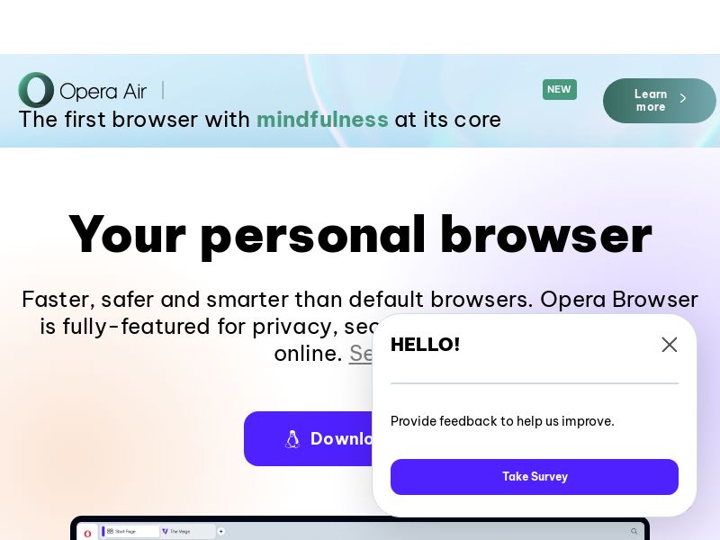 Opera GX Browser Download Utility CPI - Worldwide