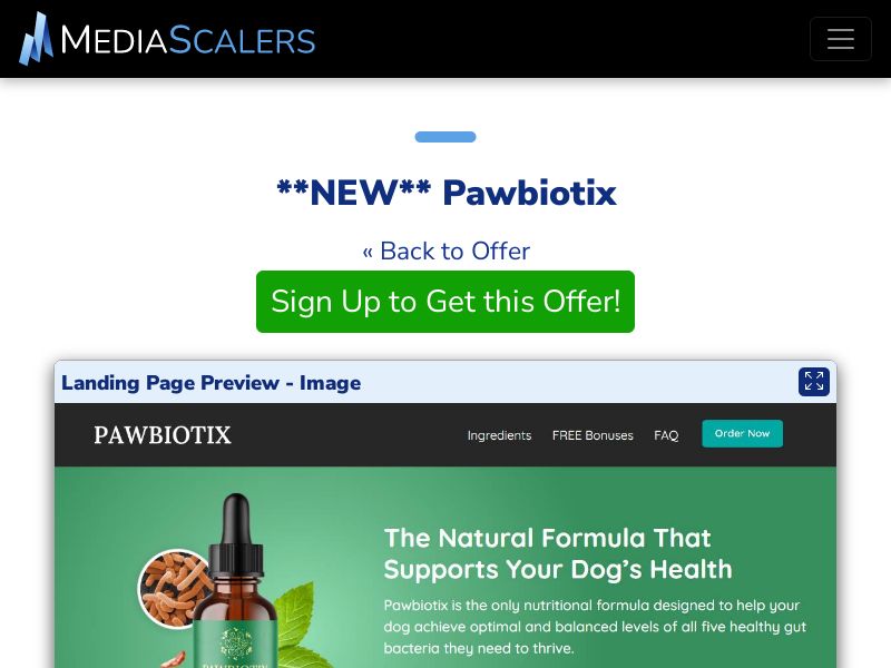 Pawbiotix {+VSL, TSL, DTC} [US, CA, AU, UK, NZ, IE]