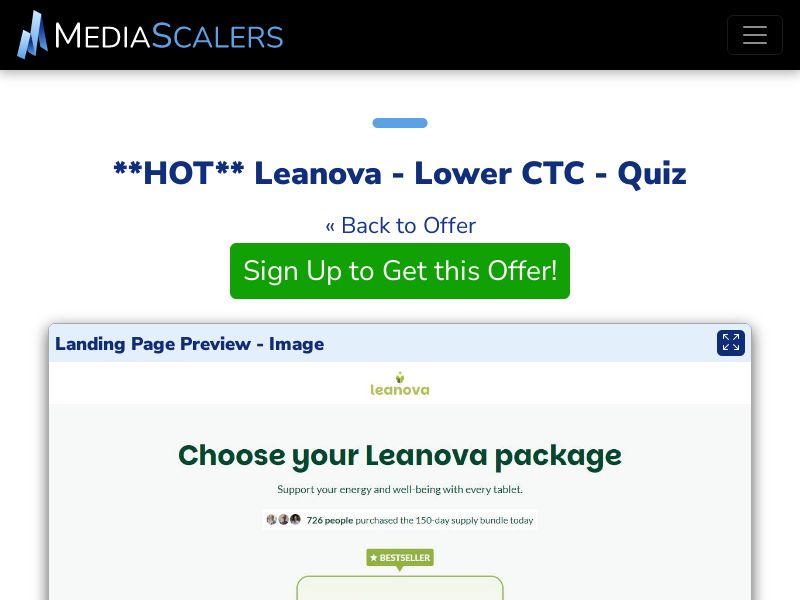 Leanova - Lower CTC - Quiz {+DTC, Quiz} [UK, IE]