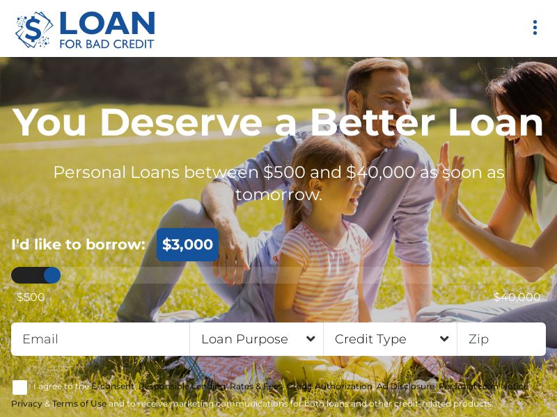 LoanForBadCredit.net - RevShare | US