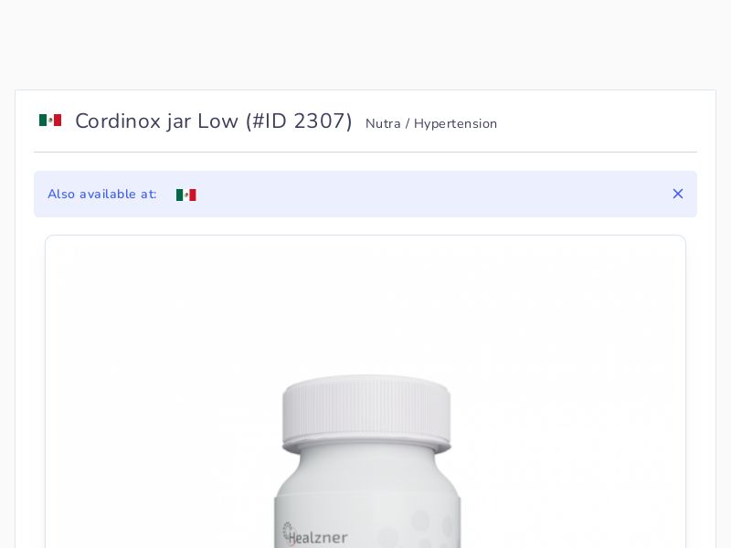 Cordinox jar Low